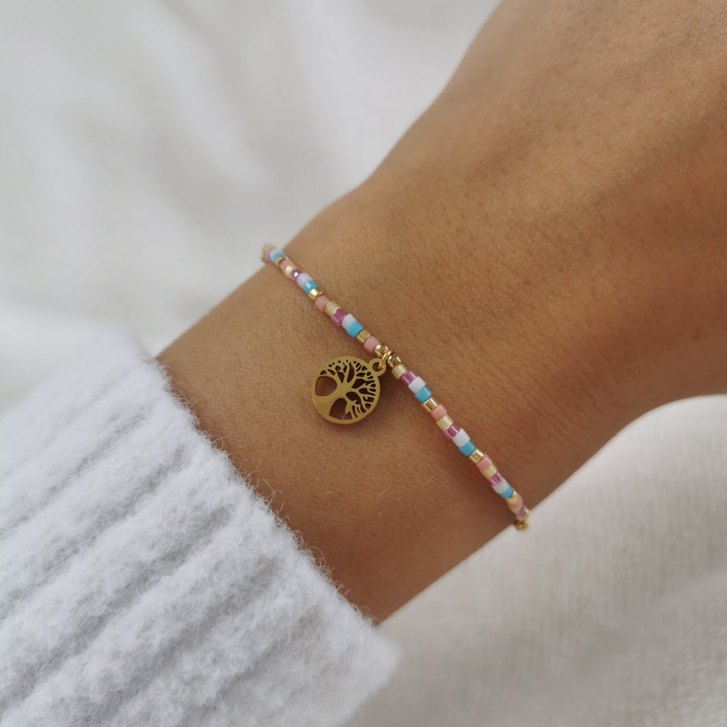 BRACELET ARBRE DE VIE MULTICOLORE