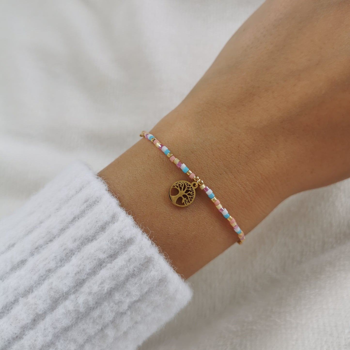 BRACELET ARBRE DE VIE MULTICOLORE