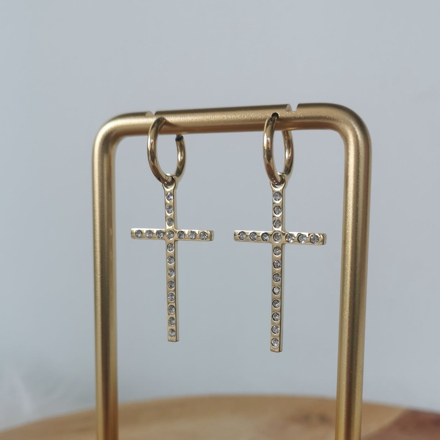 BOUCLES D'OREILLES CROIX